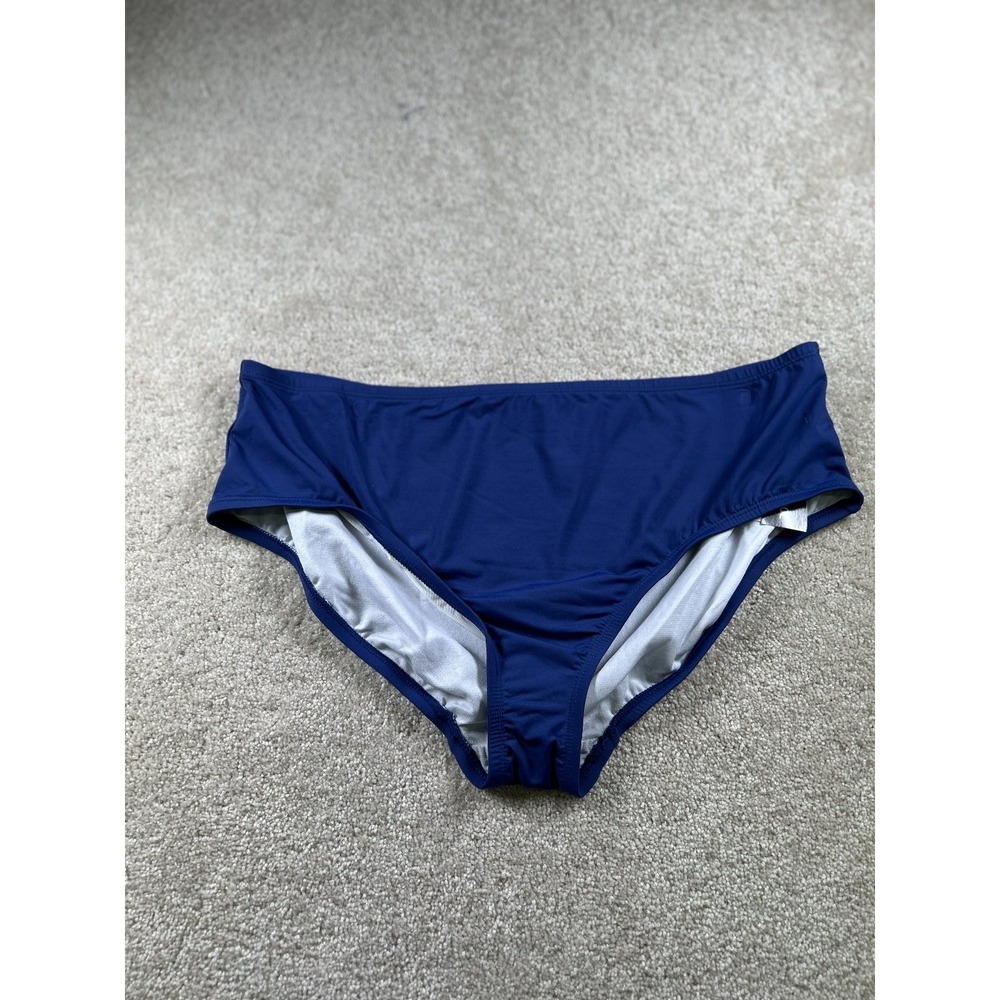 24 & Ocean Swimwear Women's Navy Size 16W Tummy Control Bottom